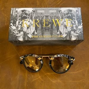 Krewe St. Louis classic Gold/Silver/Black Sunglasses
